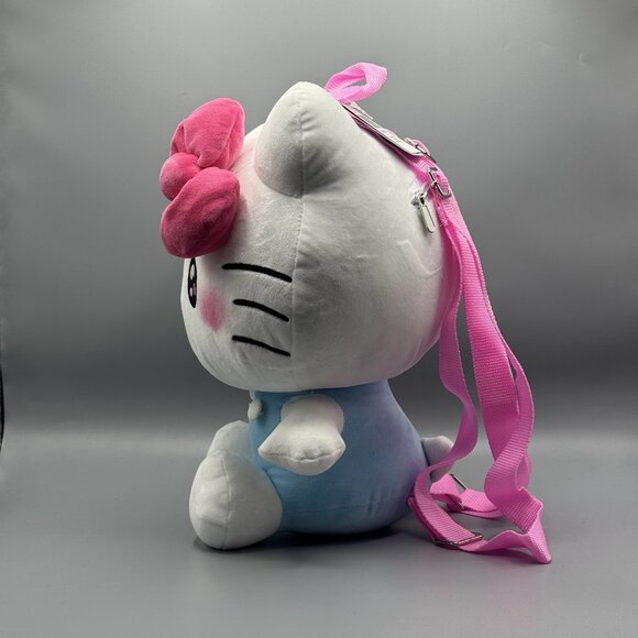 Hello Kitty Kawaii Eyes Figural Plush Backpack NEW main image 6